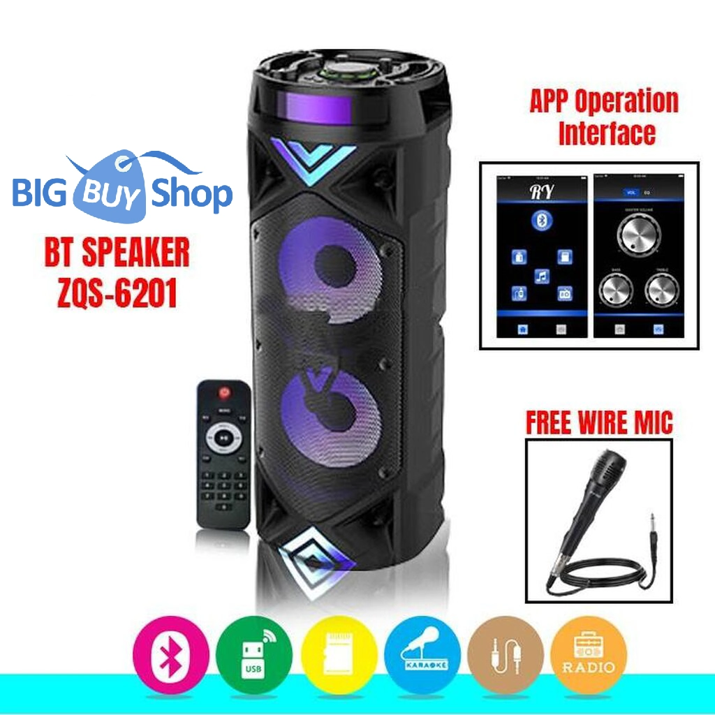 BIG-BT-Speaker-Party-Hangszorohangfal-mikrofonnal-ZQS-6201